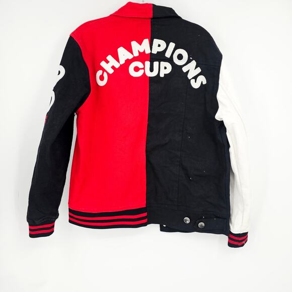 Iro Ochi 1990 Letterman Varsity Jacket Champions Cup Men's Size M 3649 - Picture 2 of 7